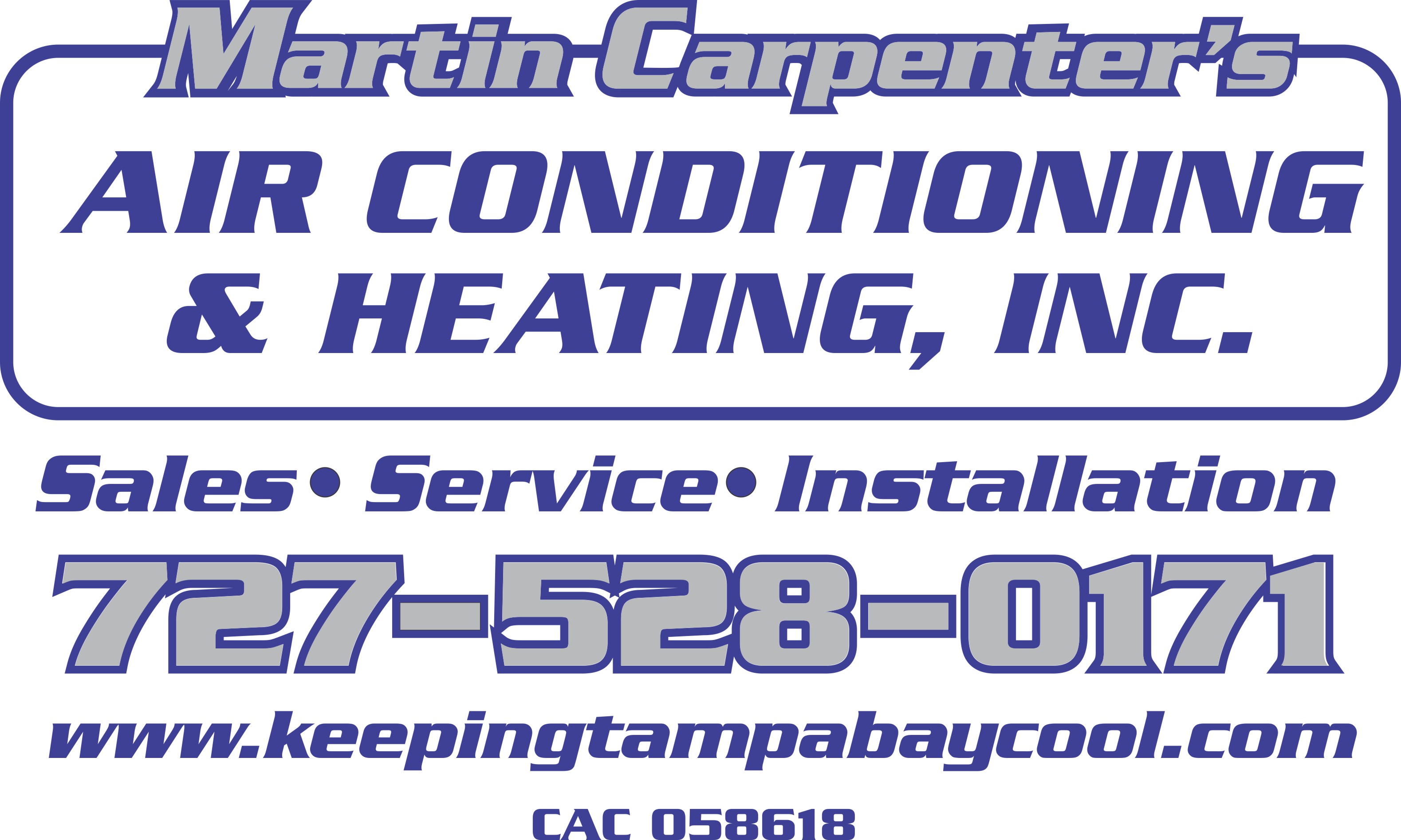 Martin Carpenter's Air Conditioning & Heating, Inc.
